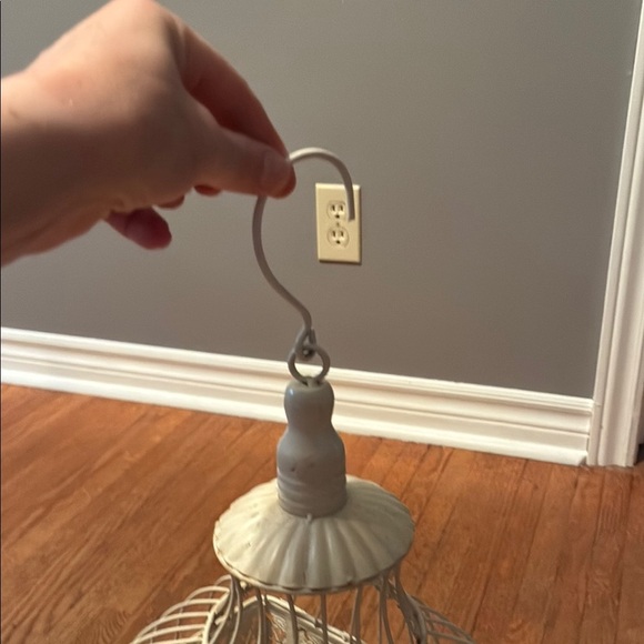 Cream Victorian-Style Decorative Birdcage Accent - Picture 2 of 8